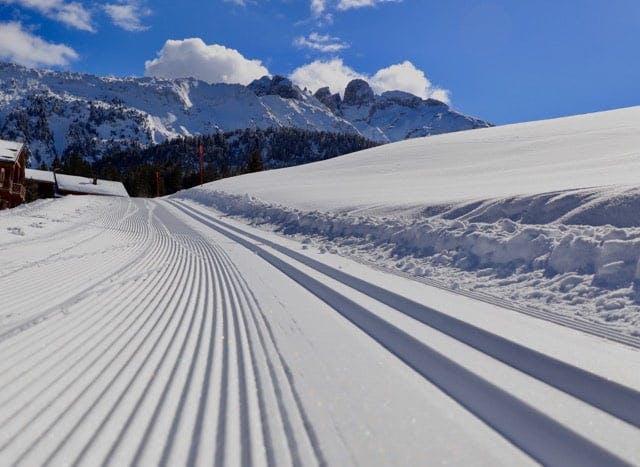 Be the first to set foot on groomed snow.