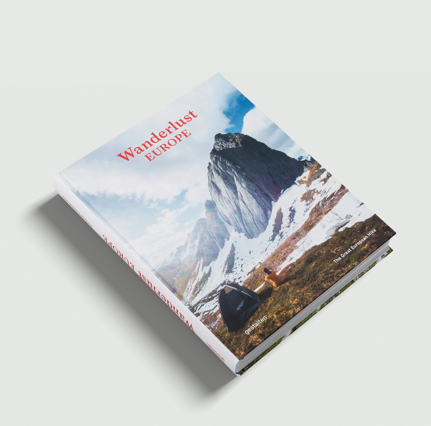 book with mountains in the cover