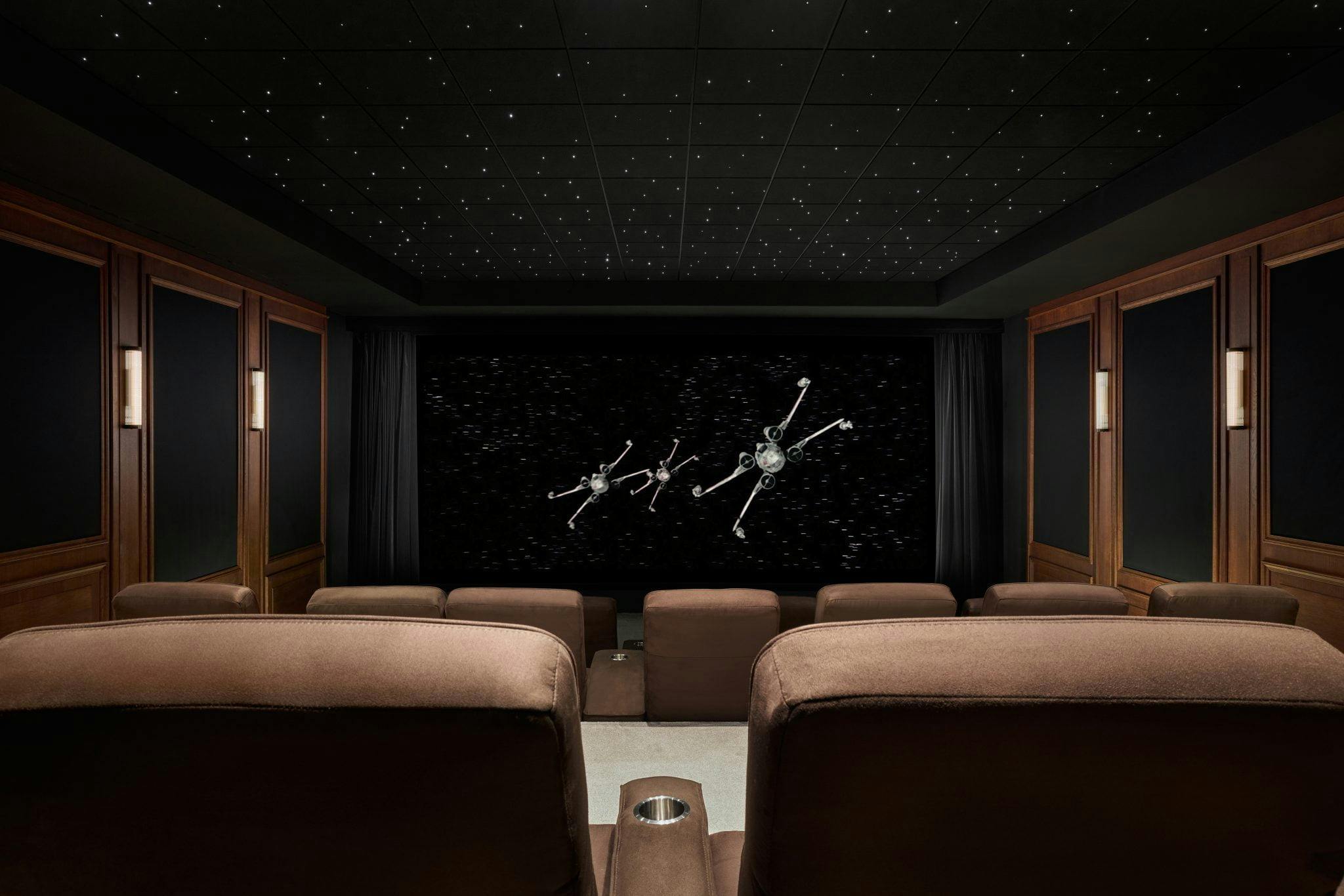 salle de projection dite home cinema