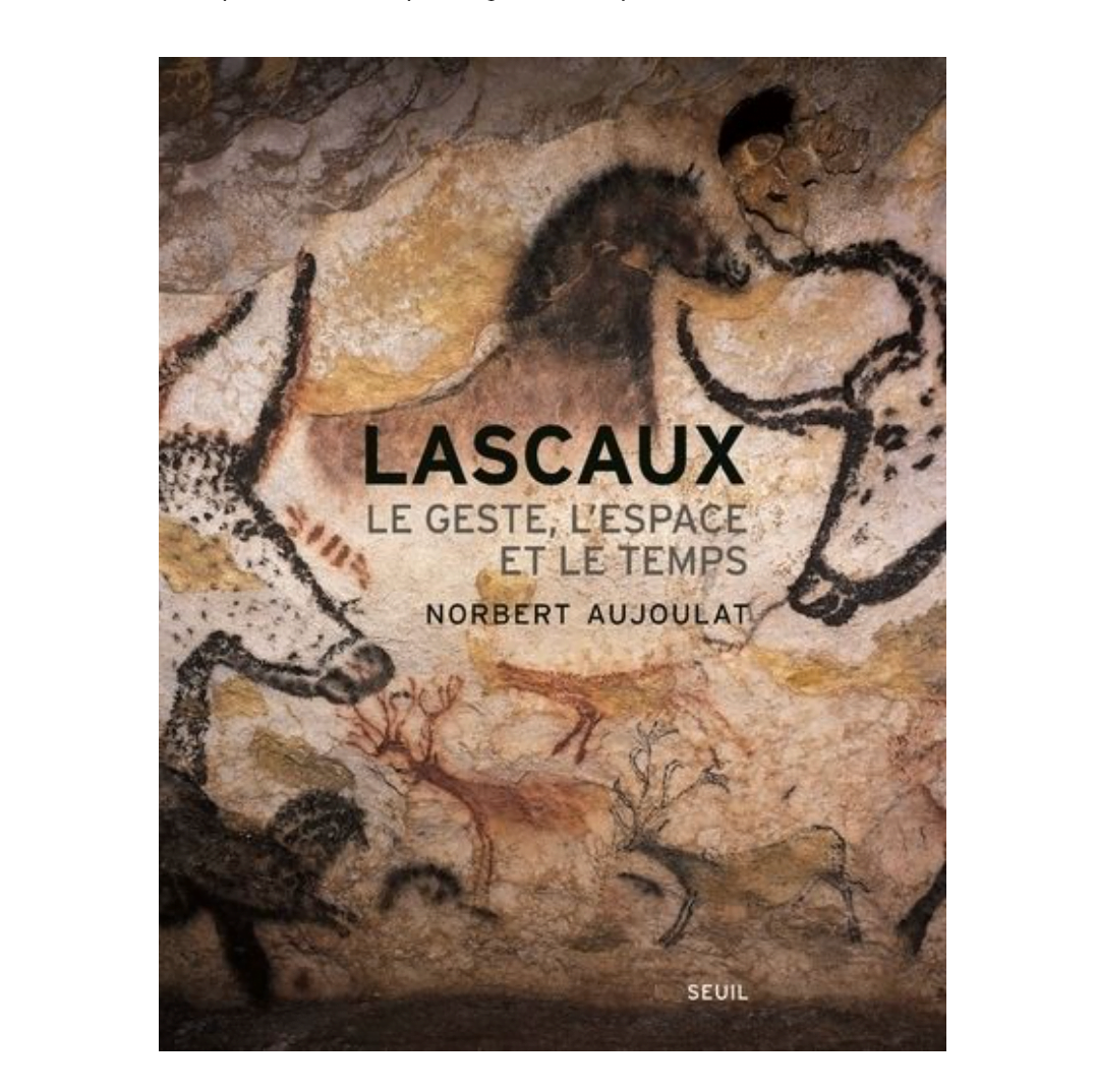book about lascaux with cane drawings