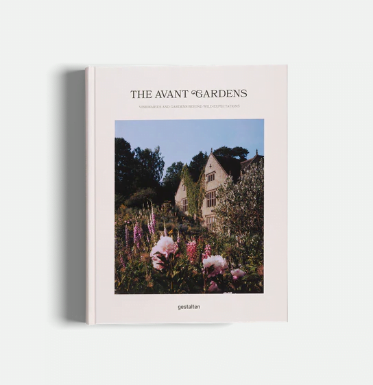book with a photograph of a garden on the cover