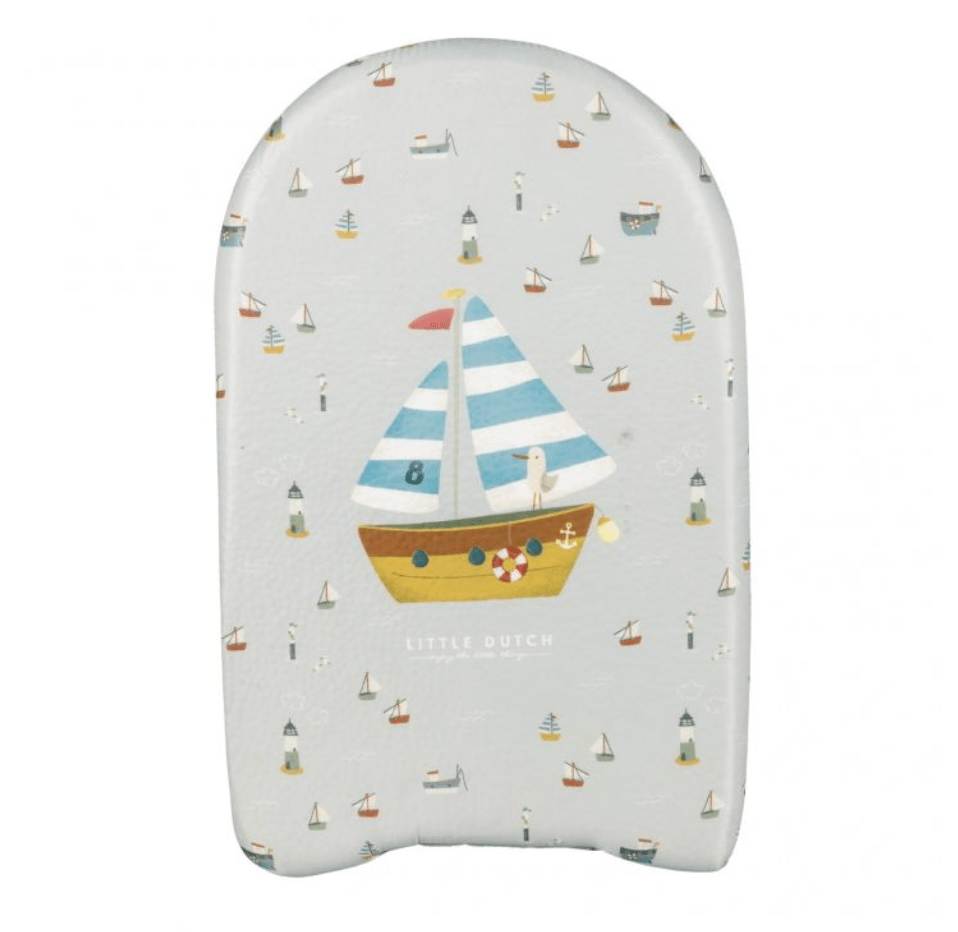 swimming board for children with a boat