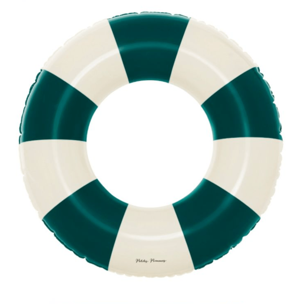 kids green and white stripes buoy 