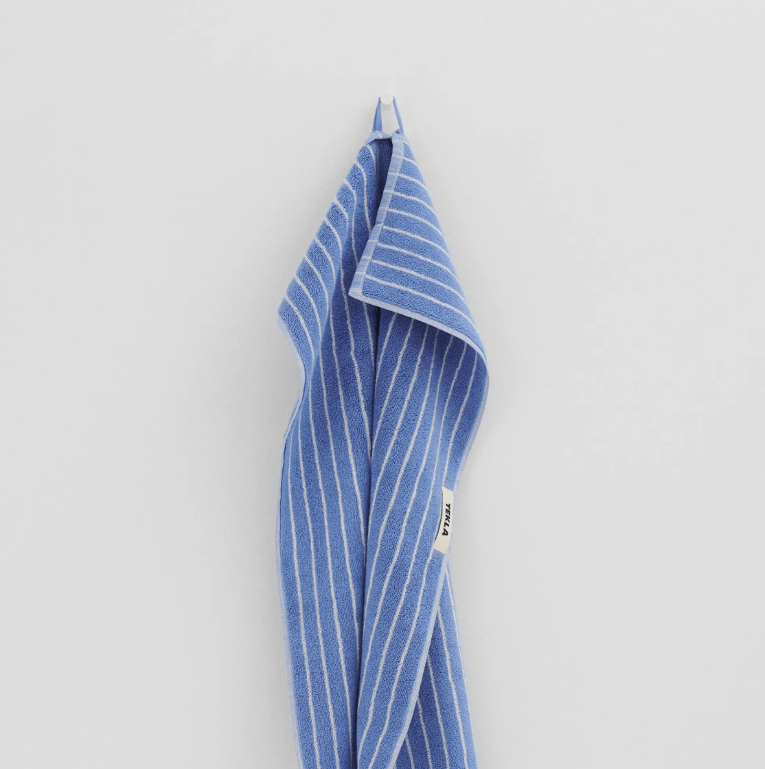 Blue stripes tekla towel 