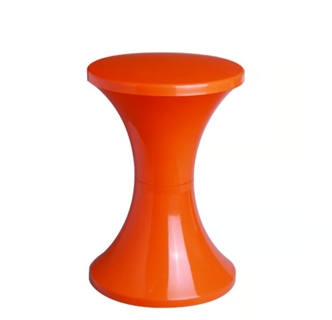 Tabouret tamtam orange