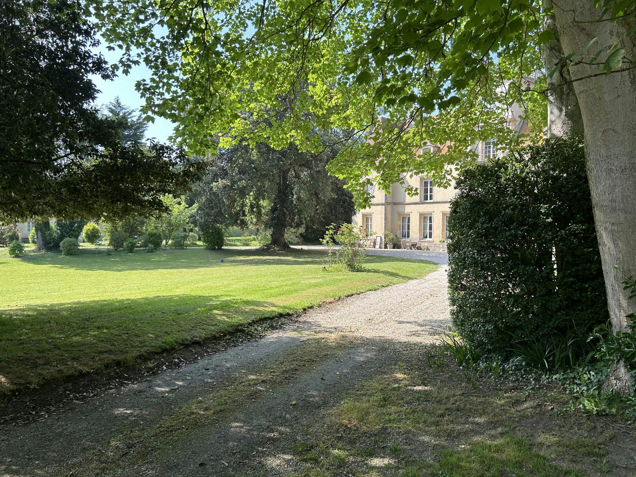 The entrance of Château de Bernières