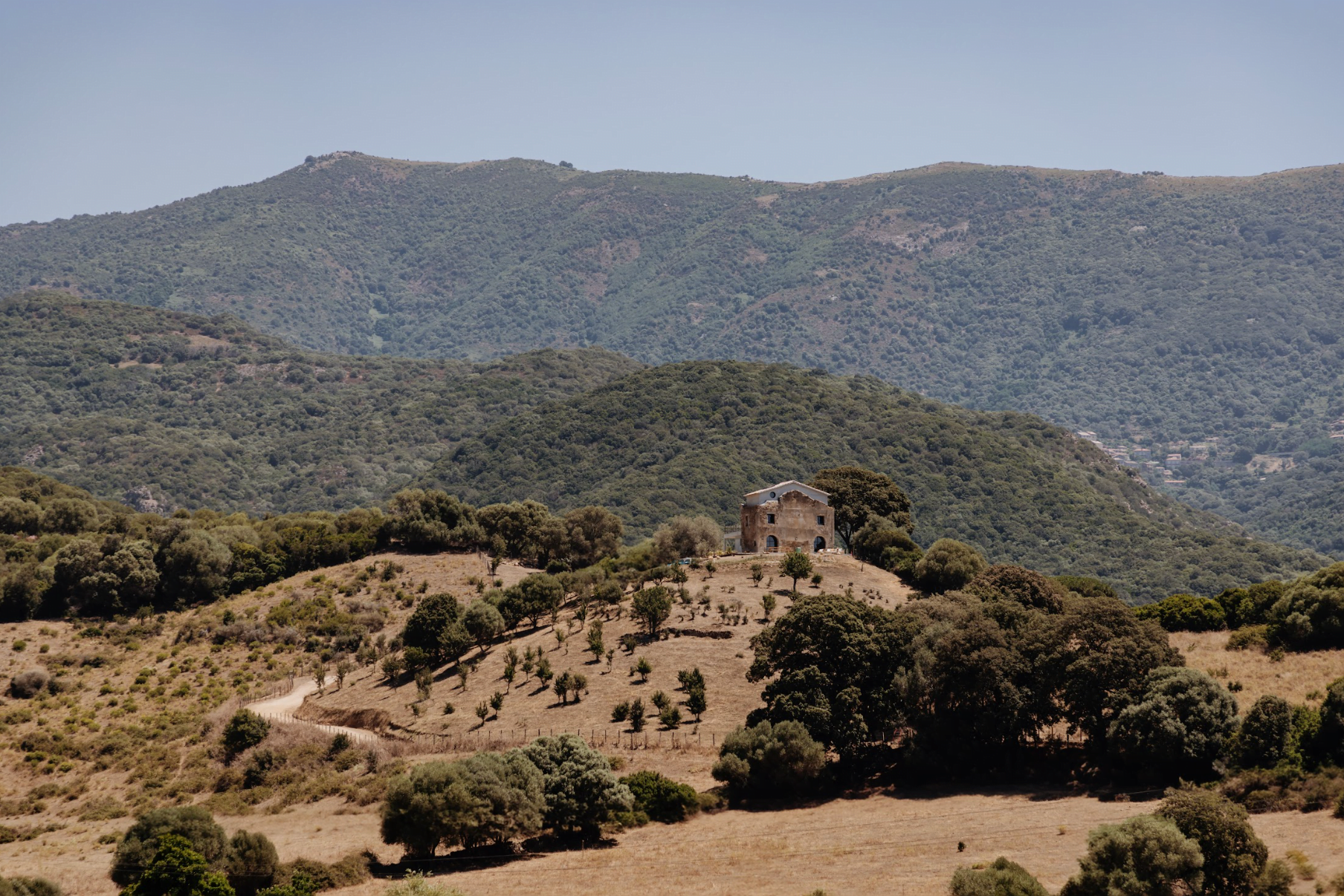 The perfect embodiment of the Corsican landscape, between sea and mountains. © Sylvain Alessandri