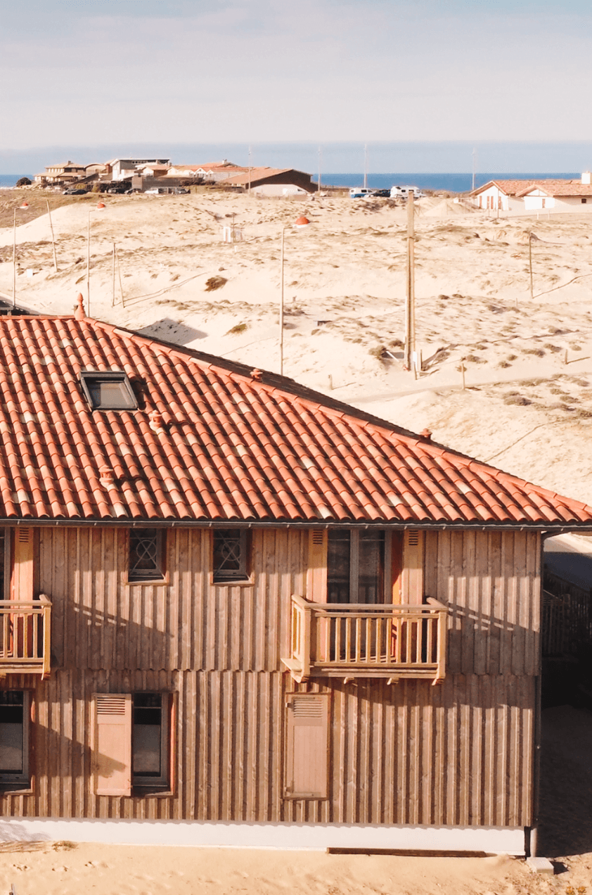 Cachée entre les dunes, Villa Helemana. 