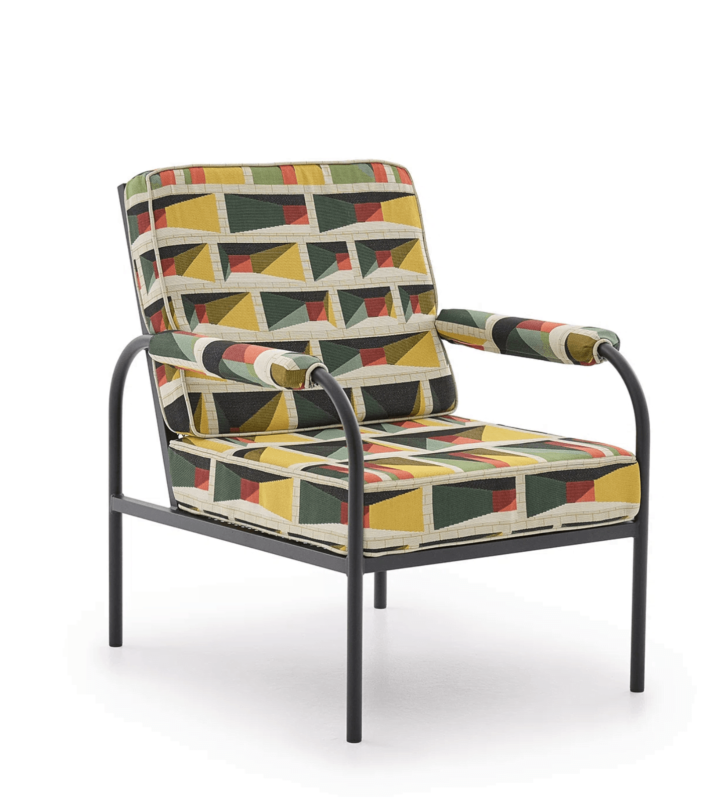 Fauteuil à motifs Pierre Frey