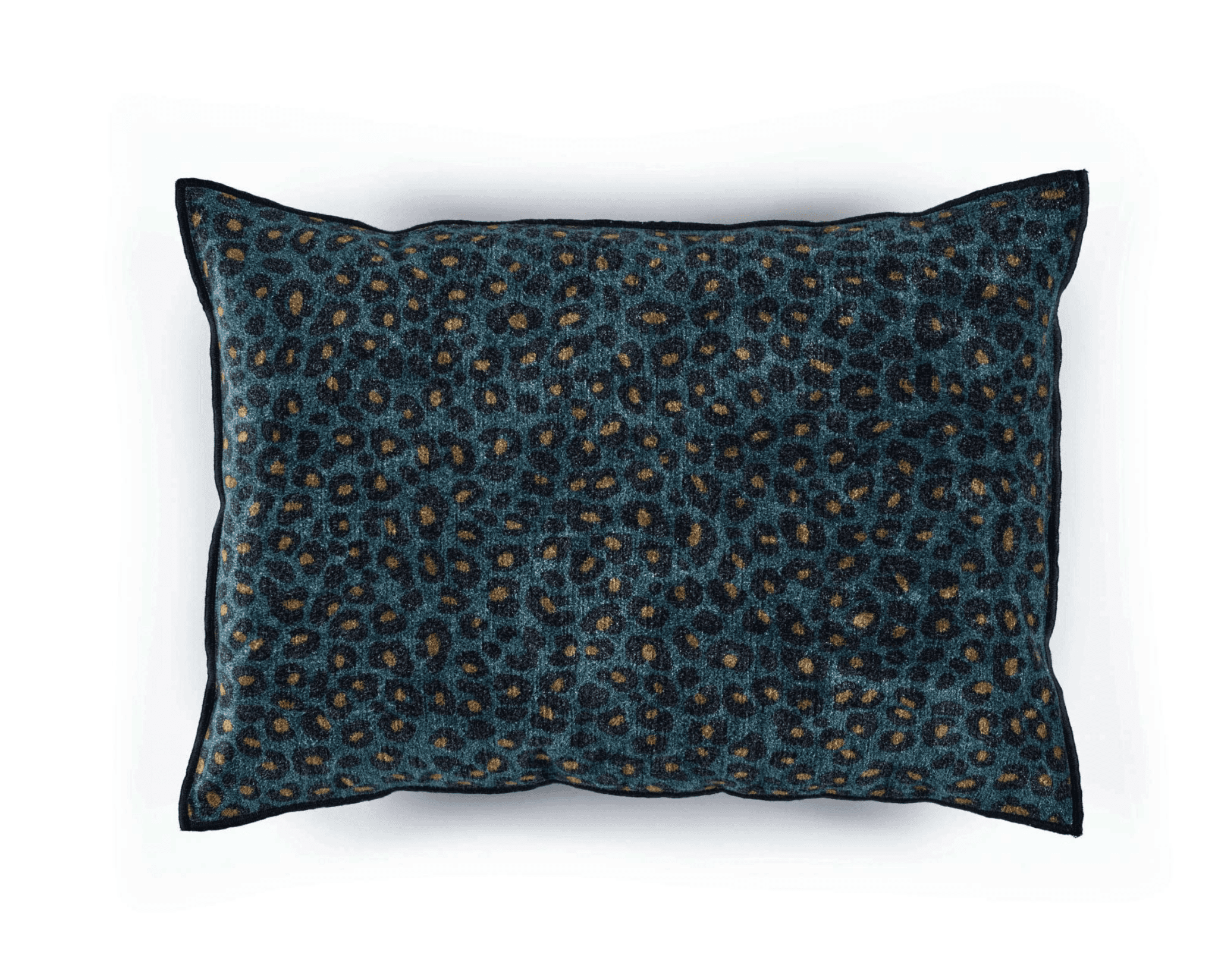 Coussin imprimé fauve