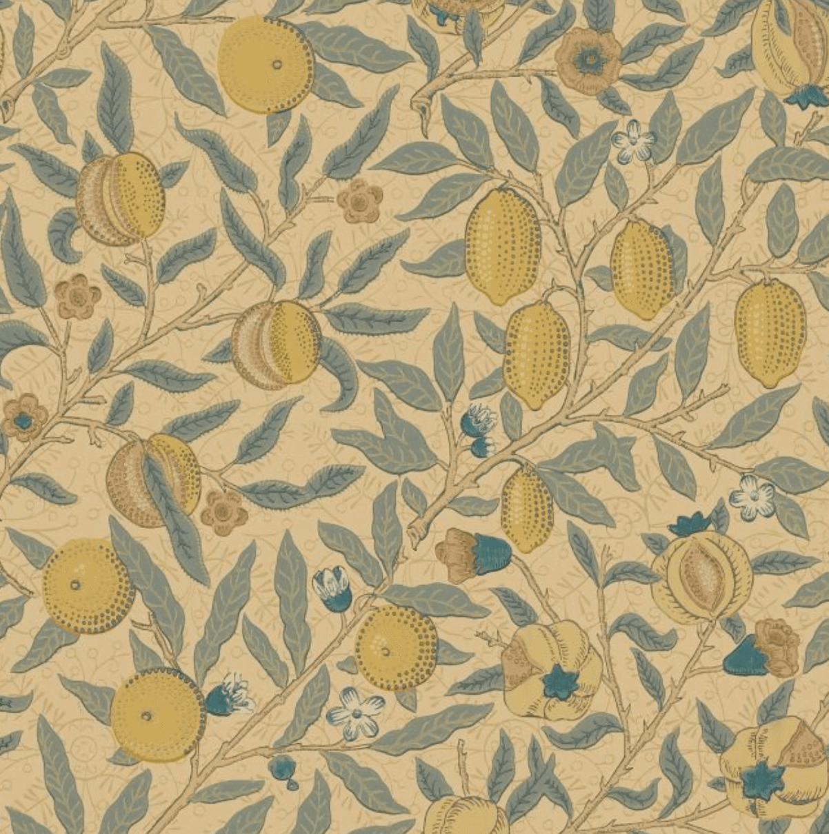 Papier peint à fleurs William Morris