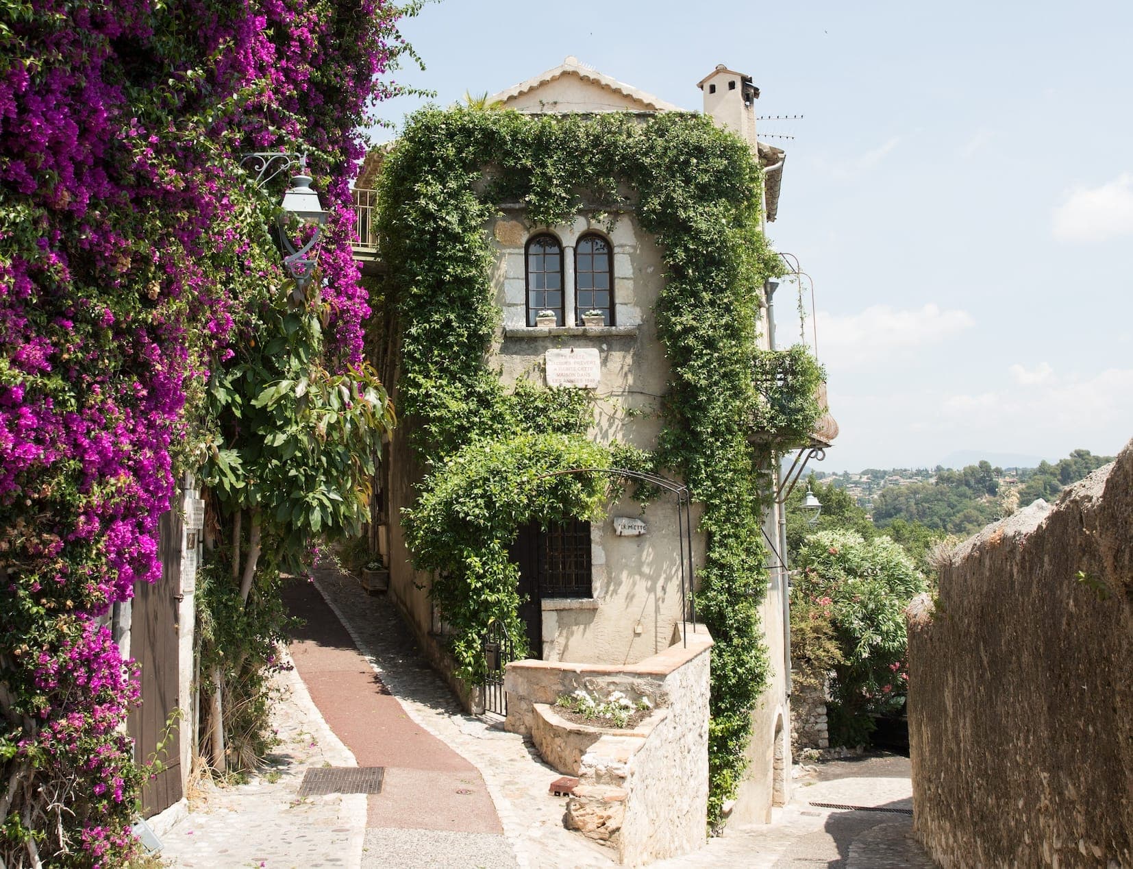 La Miette, ancienne propriété de Jacques Prévert, à Saint-Paul-de-Vence. 