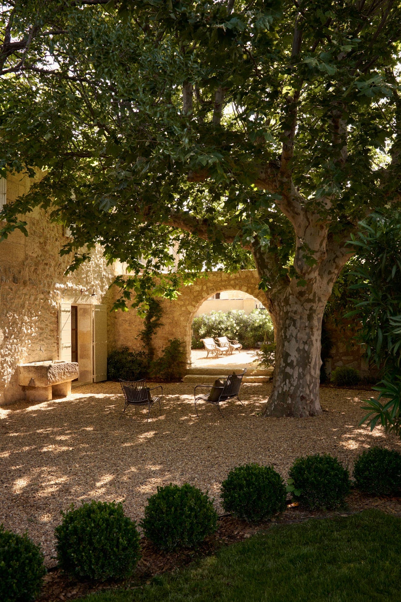 The garden where you can enjoy Provençal scents.