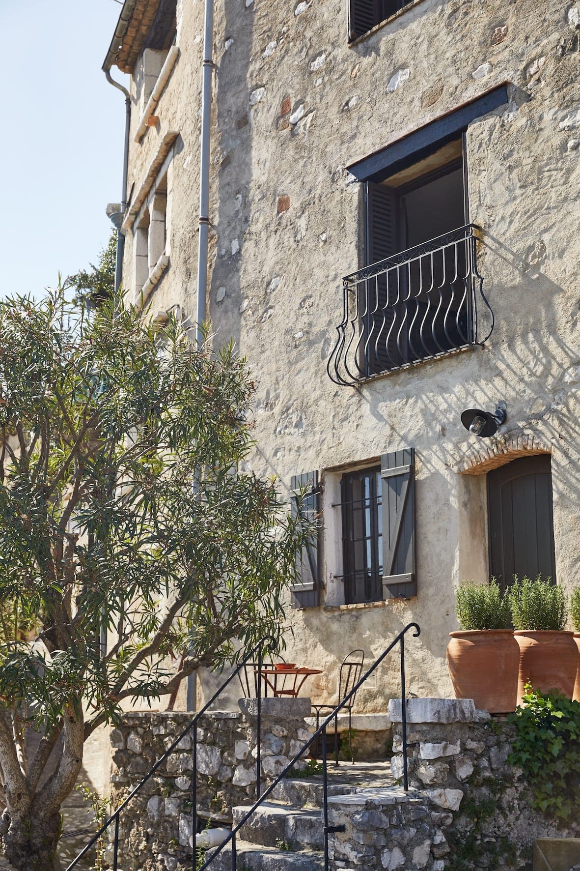 The façade of Number 5 in Saint-Paul-de-Vence.