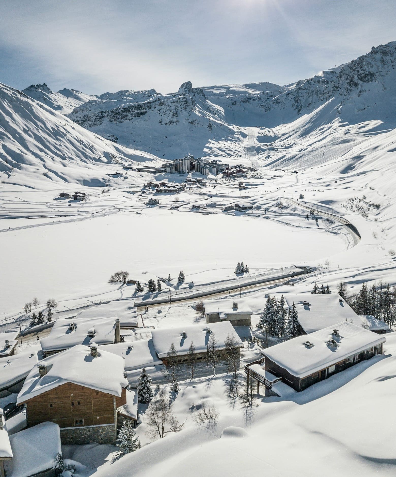 The ski lifts in Tignes. © Tim Arnold