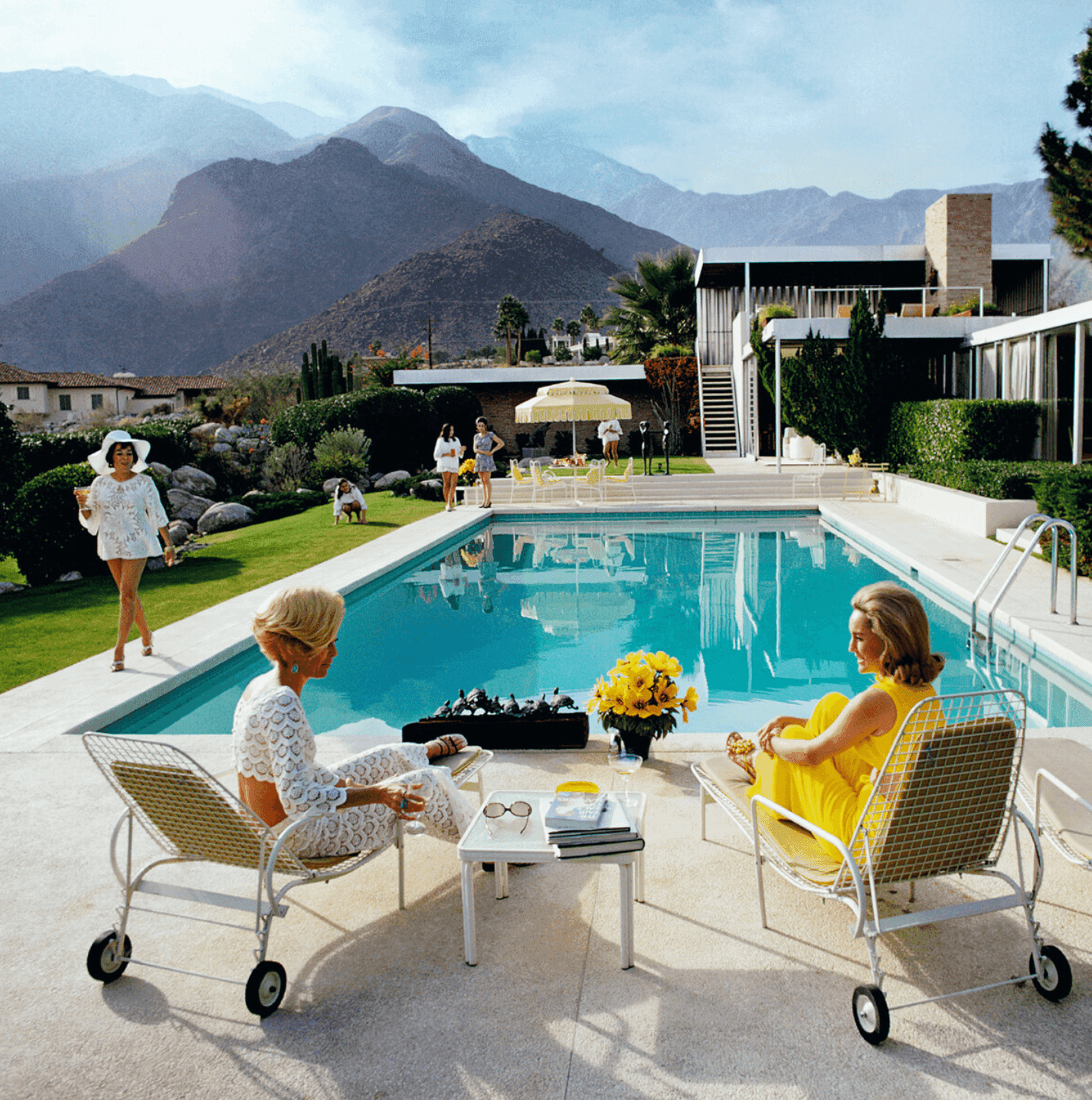 Photographie Poolside Gossip de Slim Aarons