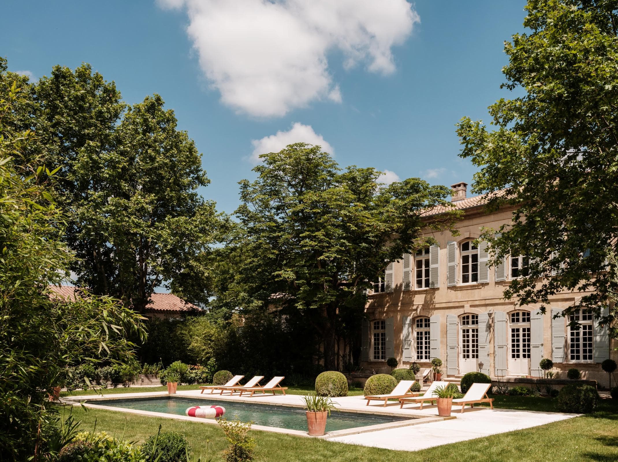 The beautiful Bastide des Chardons.