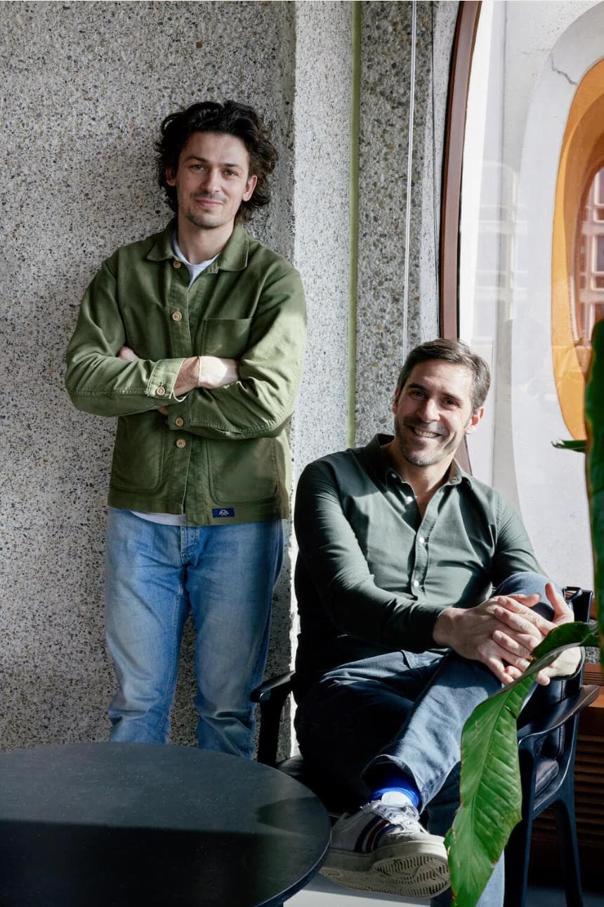 Robin Michel (left) and Thibaud Elzière (right).