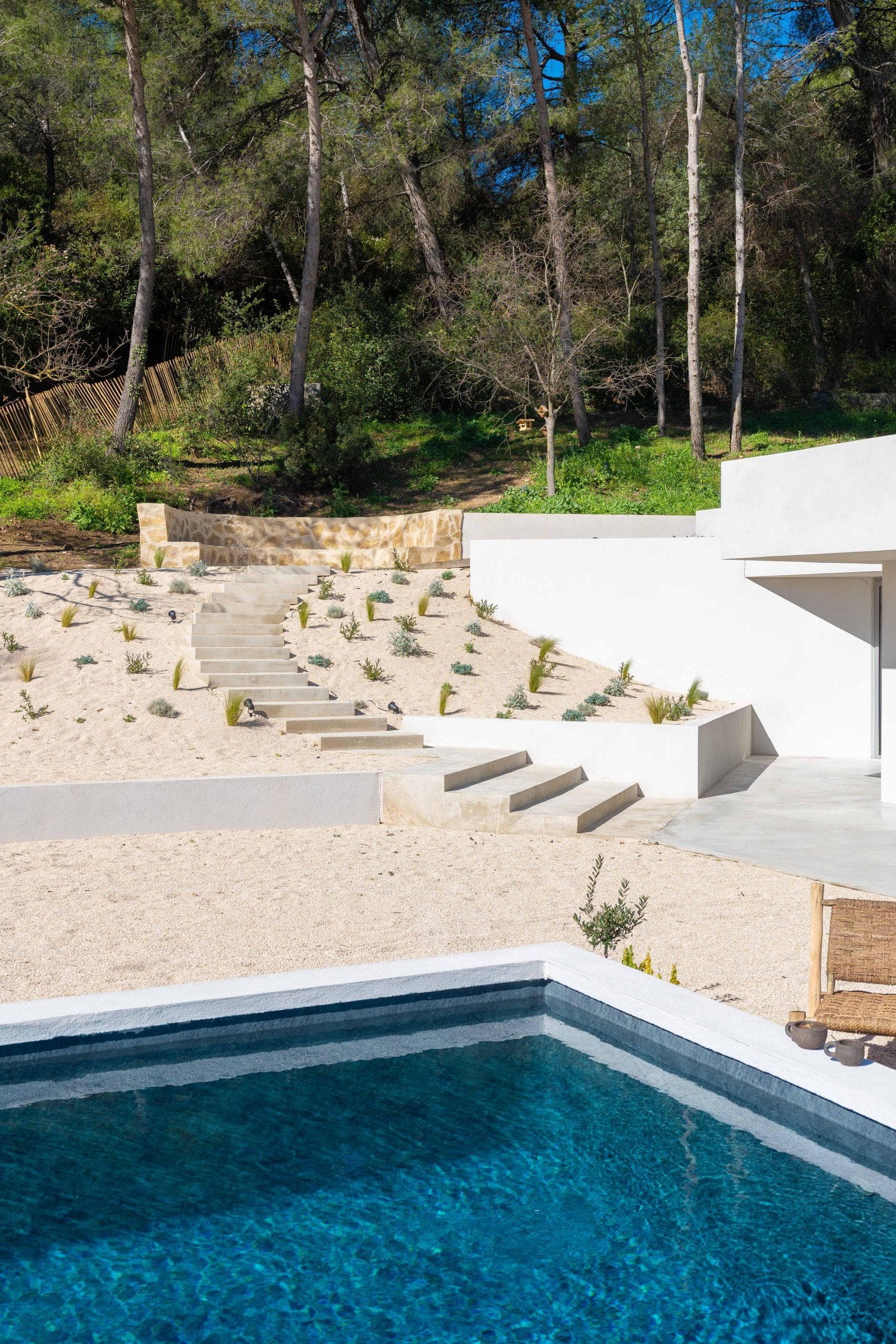 The Mediterranean garden of Casa Cygalea.